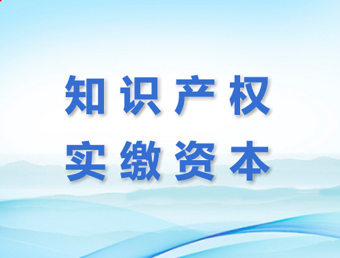 知識產(chǎn)權(quán)實繳資本
